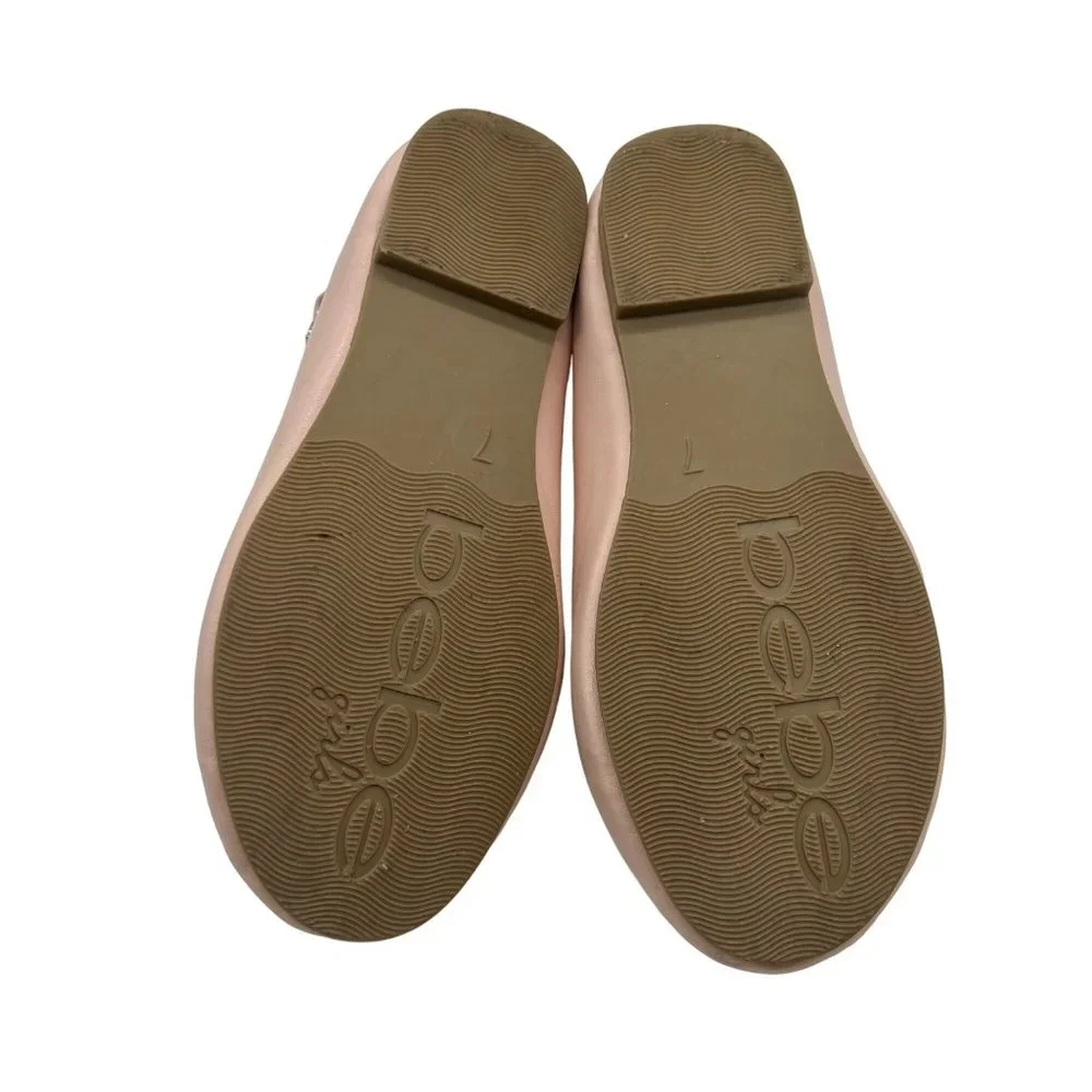 Bebe Ballet Flats Shoes Toddler Size 7 Pink Barbie Gem Logo Strappy